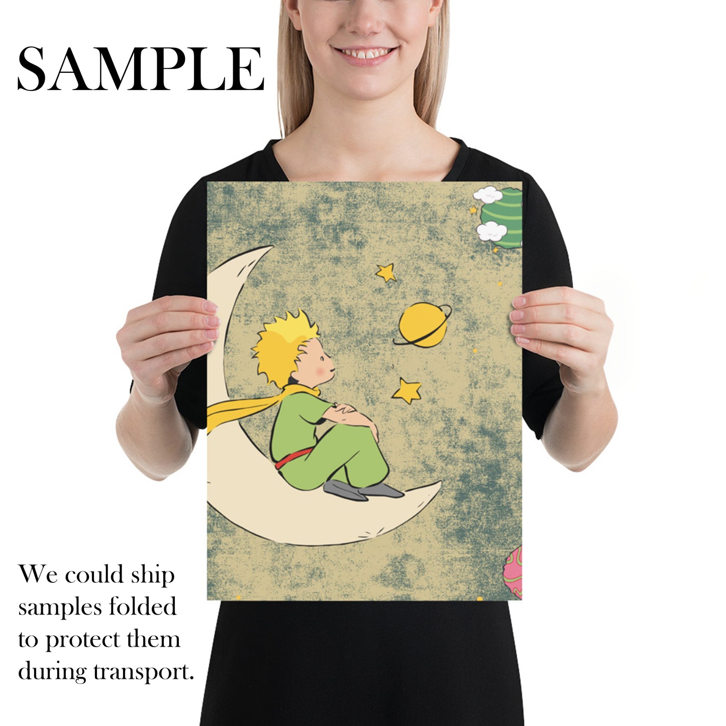 The Little Prince Official Vintage Celestial Map Wallpaper