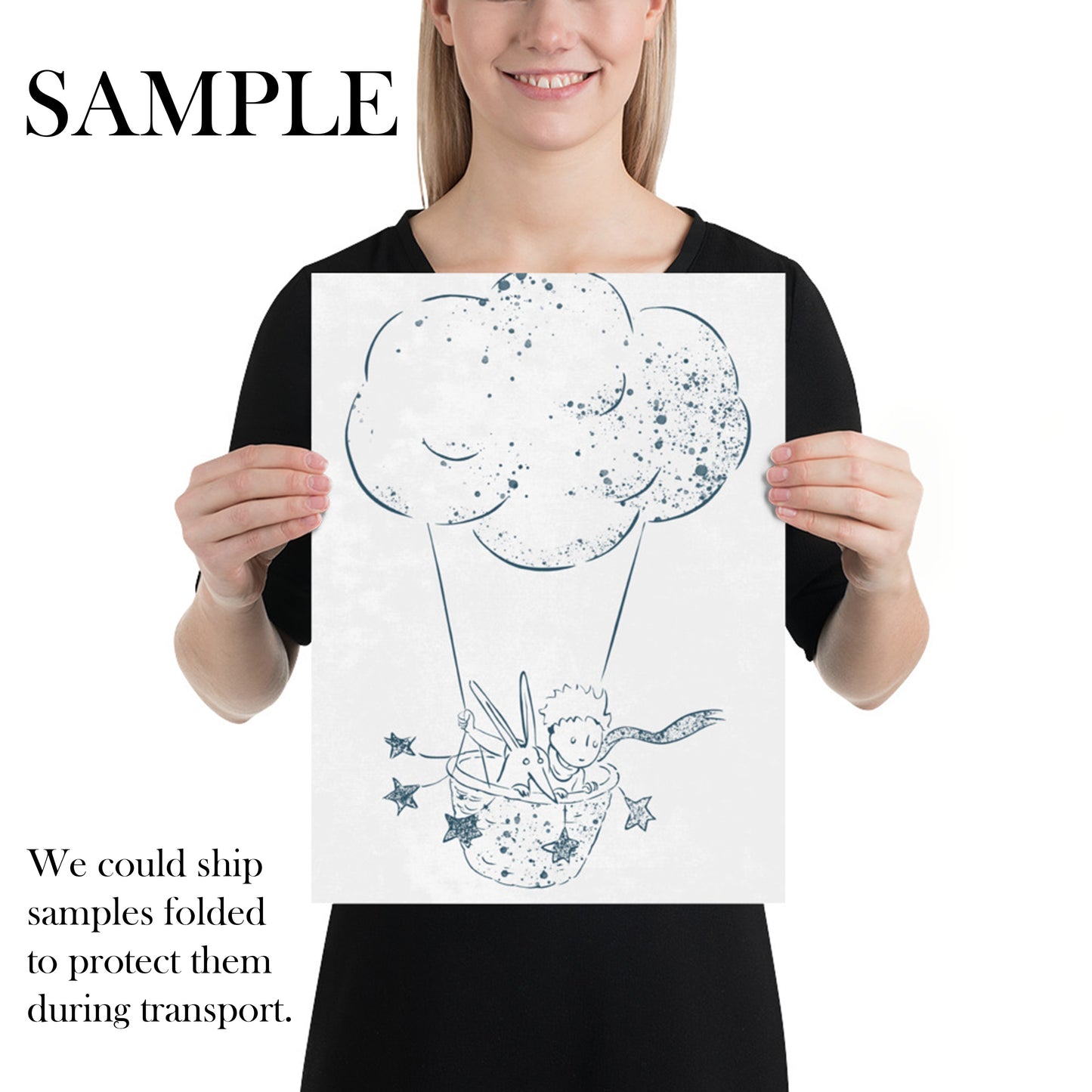 The Little Prince Official Sketch Line Art Wallpaper