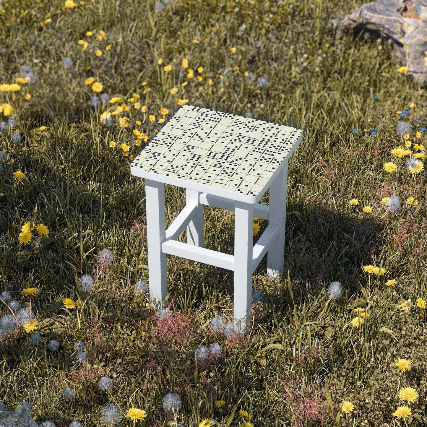 Domino Pattern Cabinet Liner – Eco-Friendly Decorative Paper for Drawers and Furniture