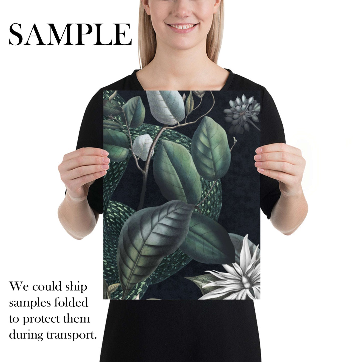 Dark Botanical Wallpaper