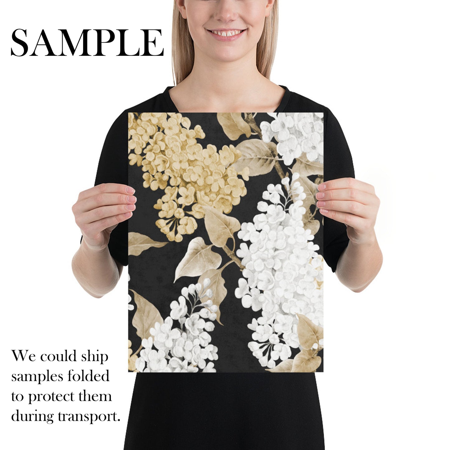 Beautiful Watercolor Wisteria Vine Hanging Wallpaper