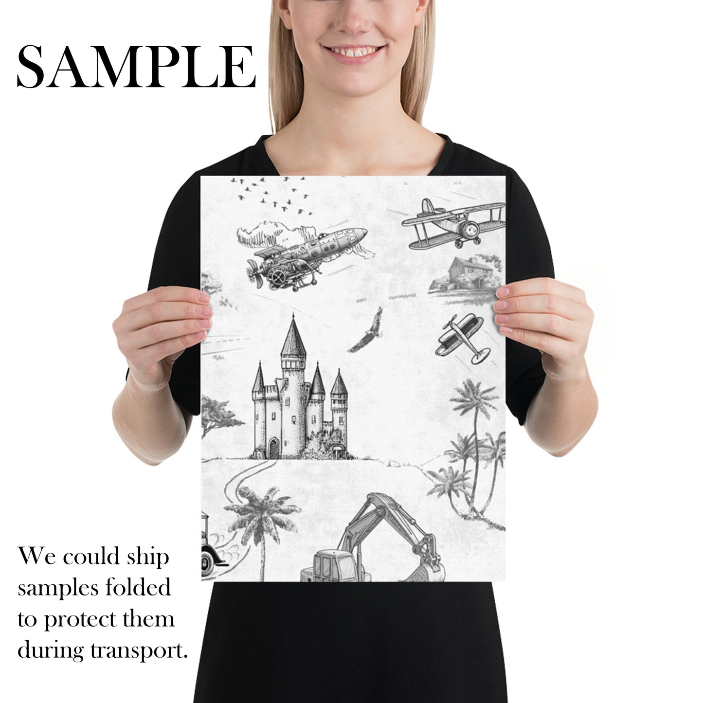 包豪斯几何复古壁纸