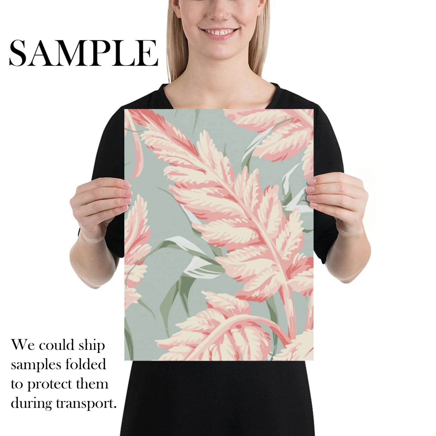 Papier Peint Feuilles Roses