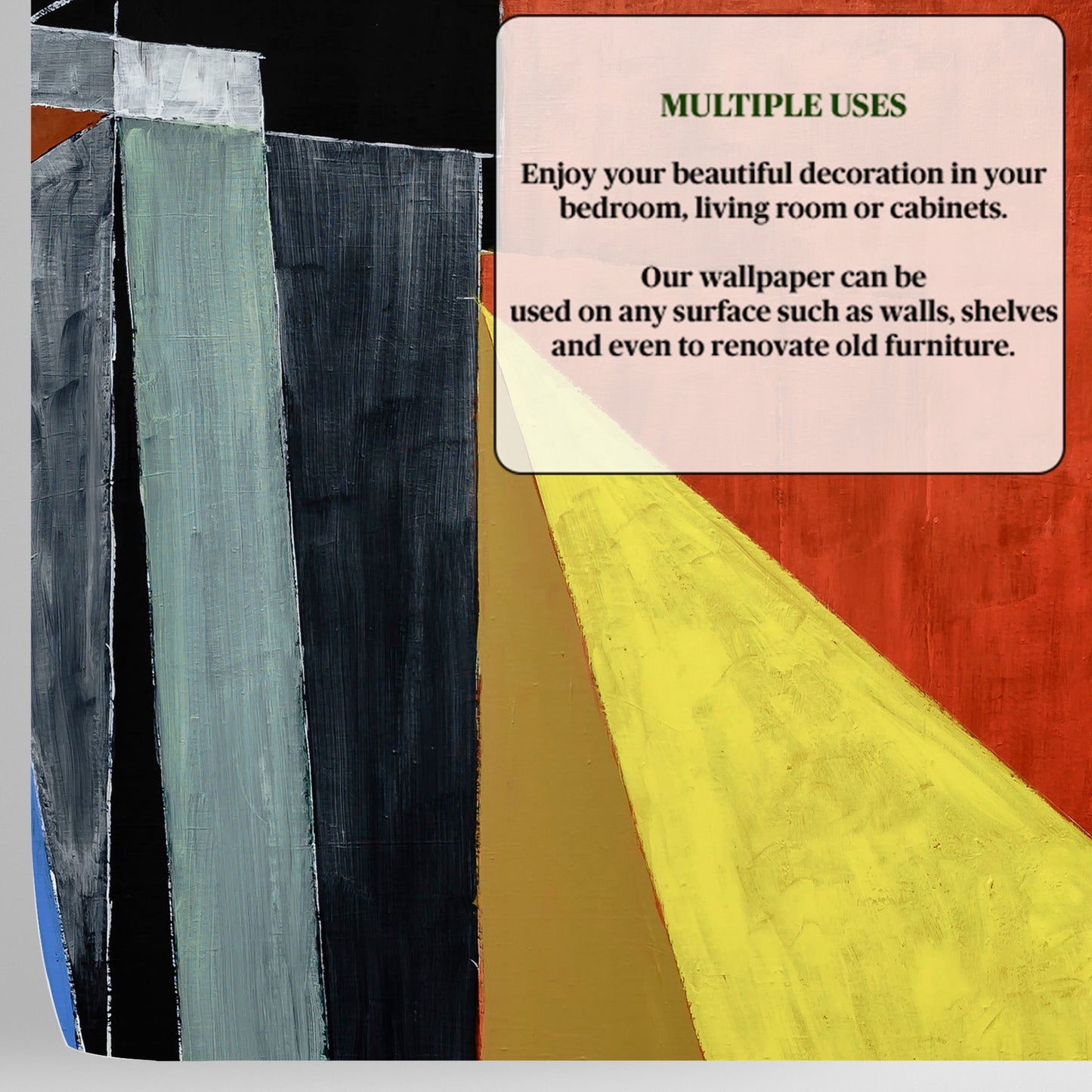 Papier peint abstrait noir et blanc