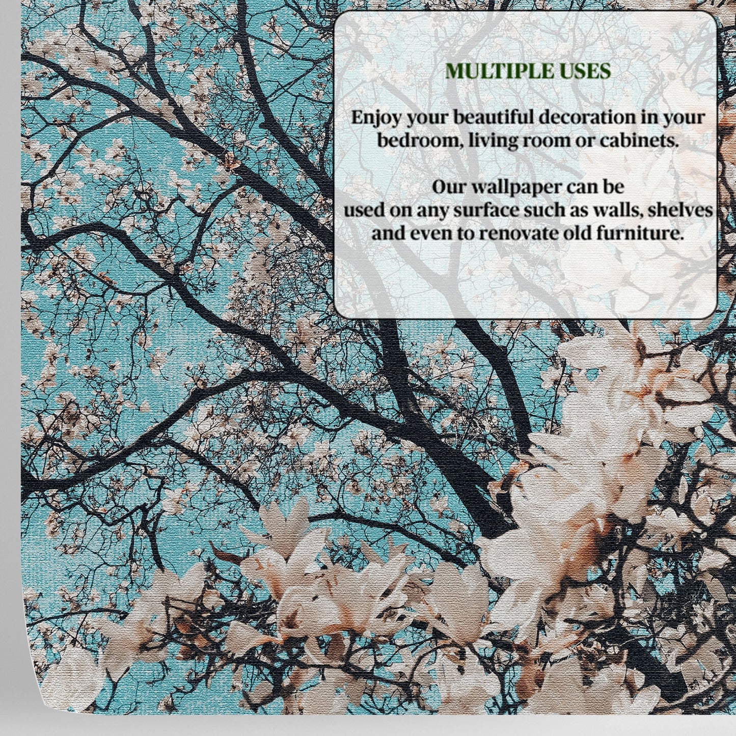 Almond Blossom Floral Wallpaper