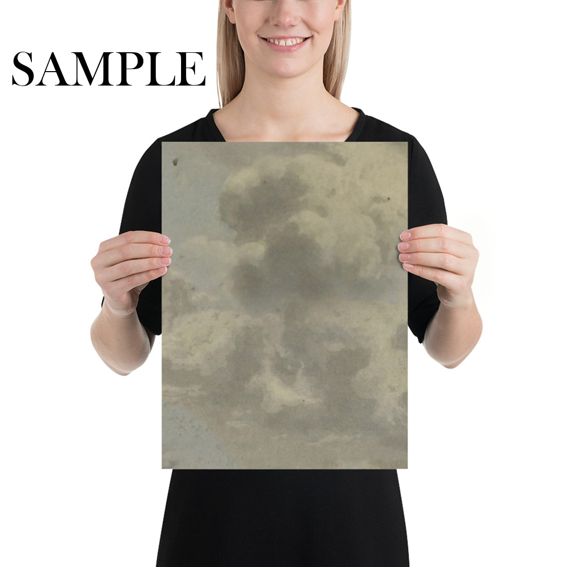 Extra Large Vintage Clouds Sky Wallpaper