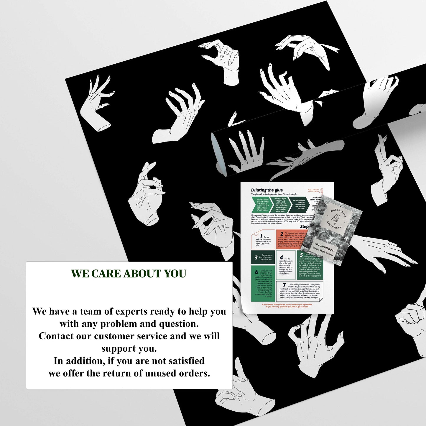 Gothic Hands Wallpaper