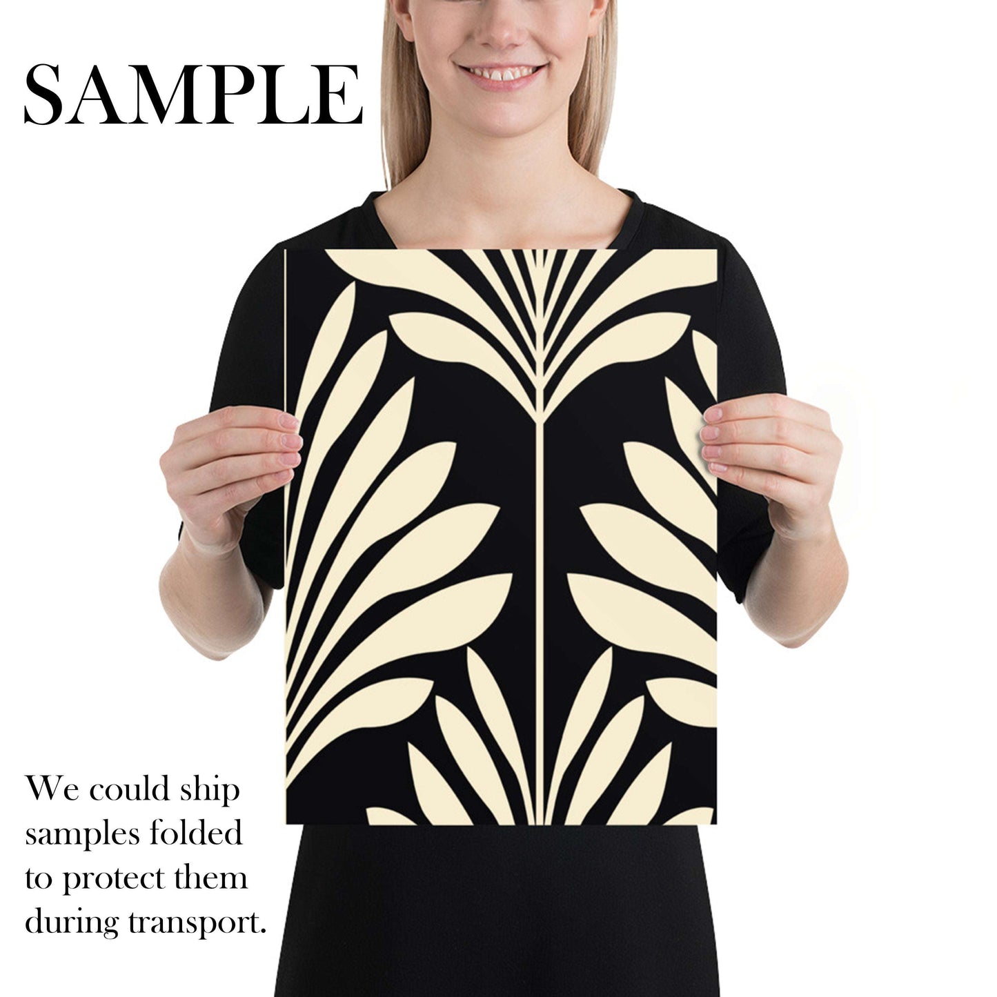 Art Deco Palm Wallpaper