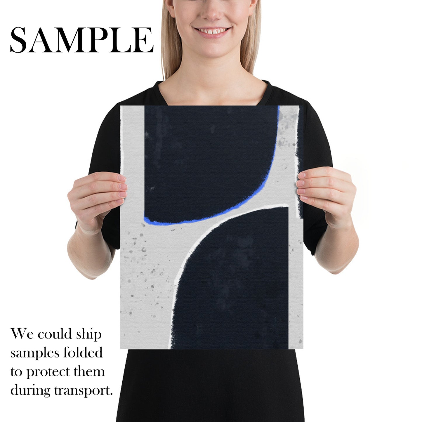 Extra Large Paint Blue Watercolor Abstract Wallpaper