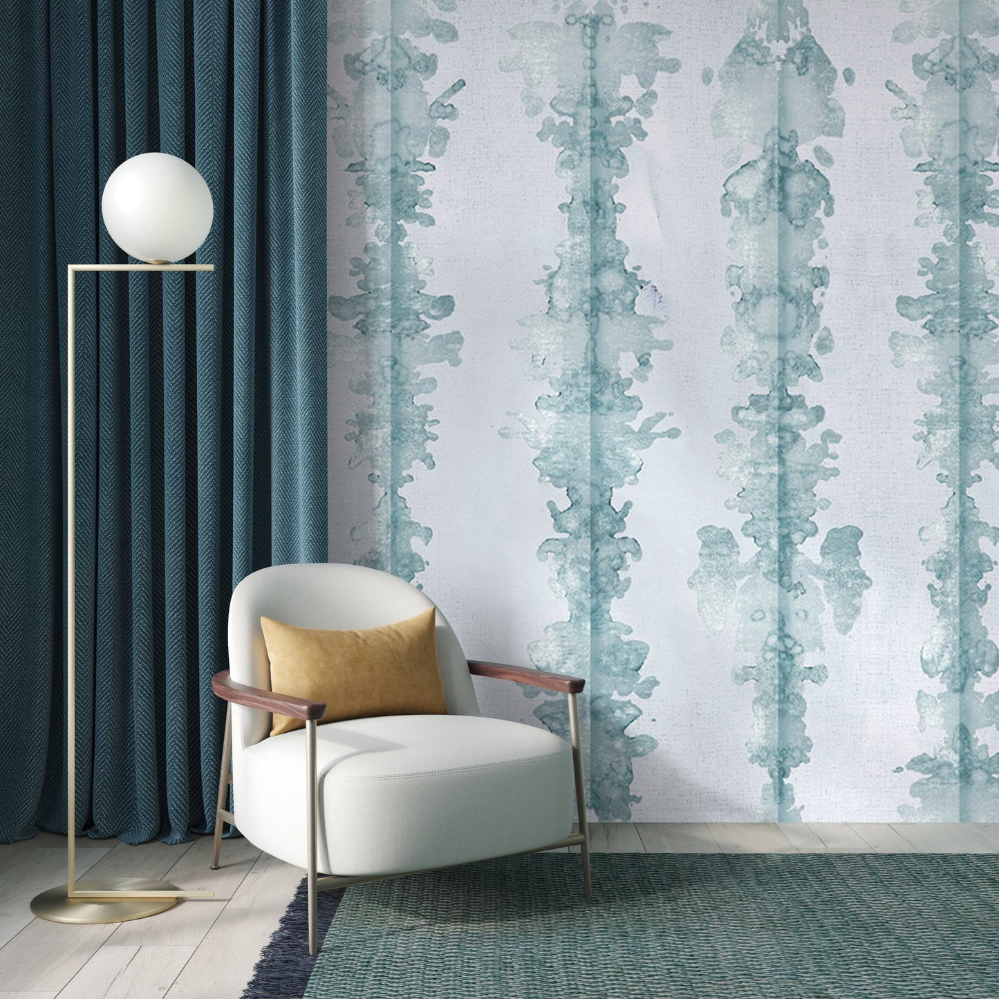 Special Variant InkBlot Shibori Wallpaper