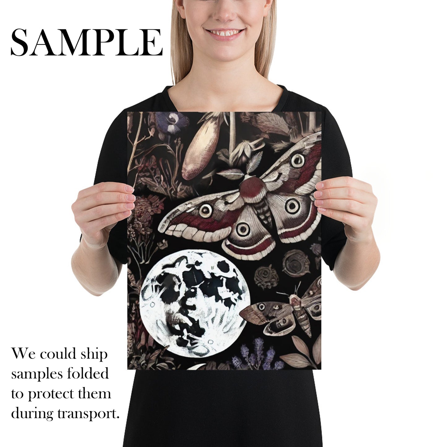 Mystical Midnight Garden Wallpaper