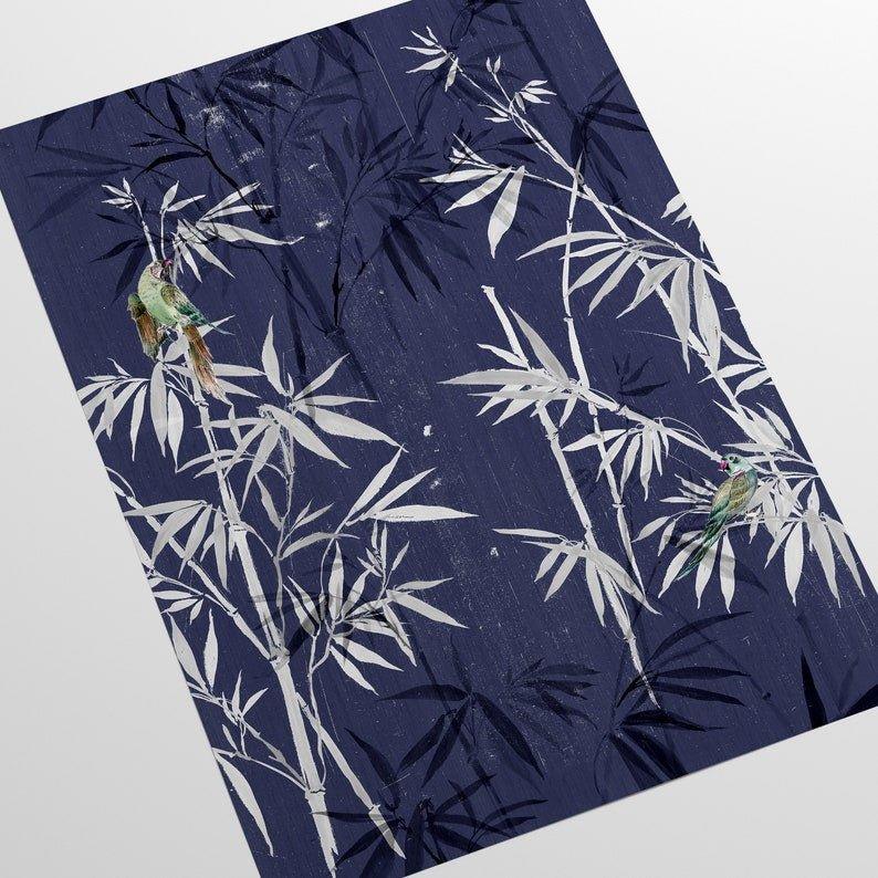 Bamboo Forest Chinoiserie Wallpaper - WallpapersforBeginners