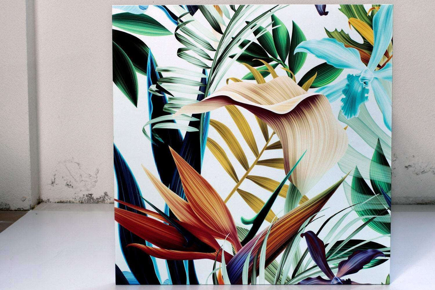 Blue Tropical Rustic Table - WallpapersforBeginners