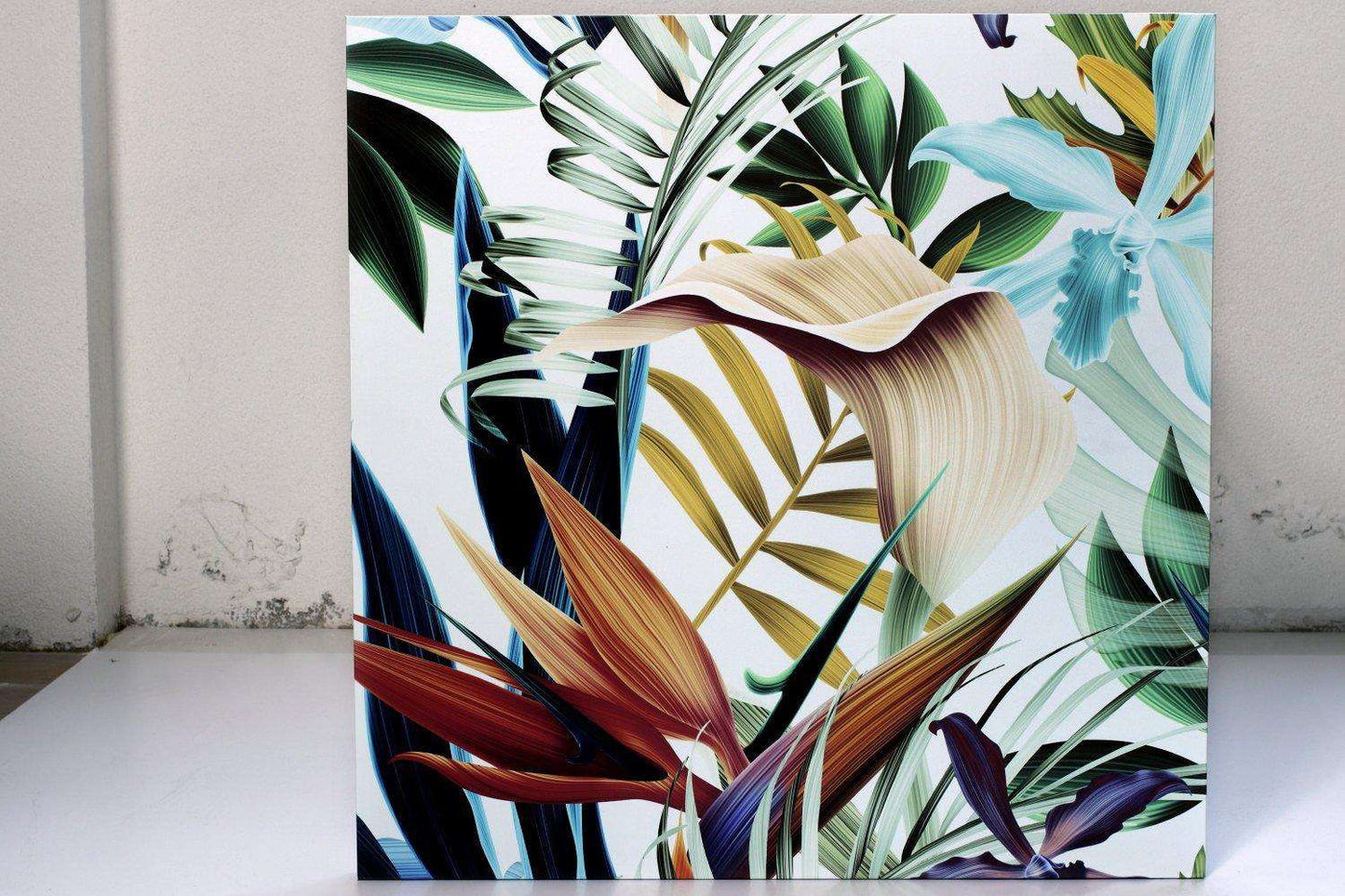 Blue Tropical Square Table - WallpapersforBeginners