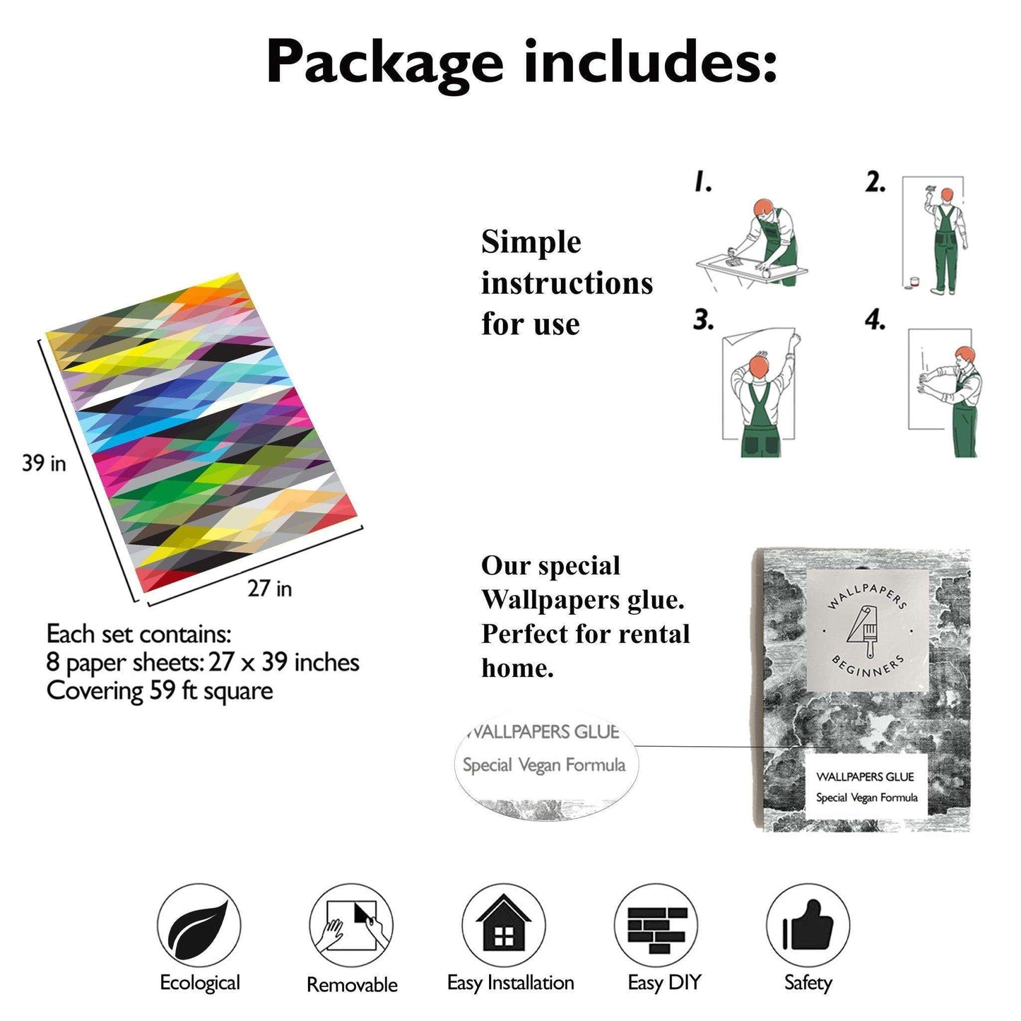 Colored Geometric Wallpaper | Wallpapers4Beginners - Wallpapers4Beginners