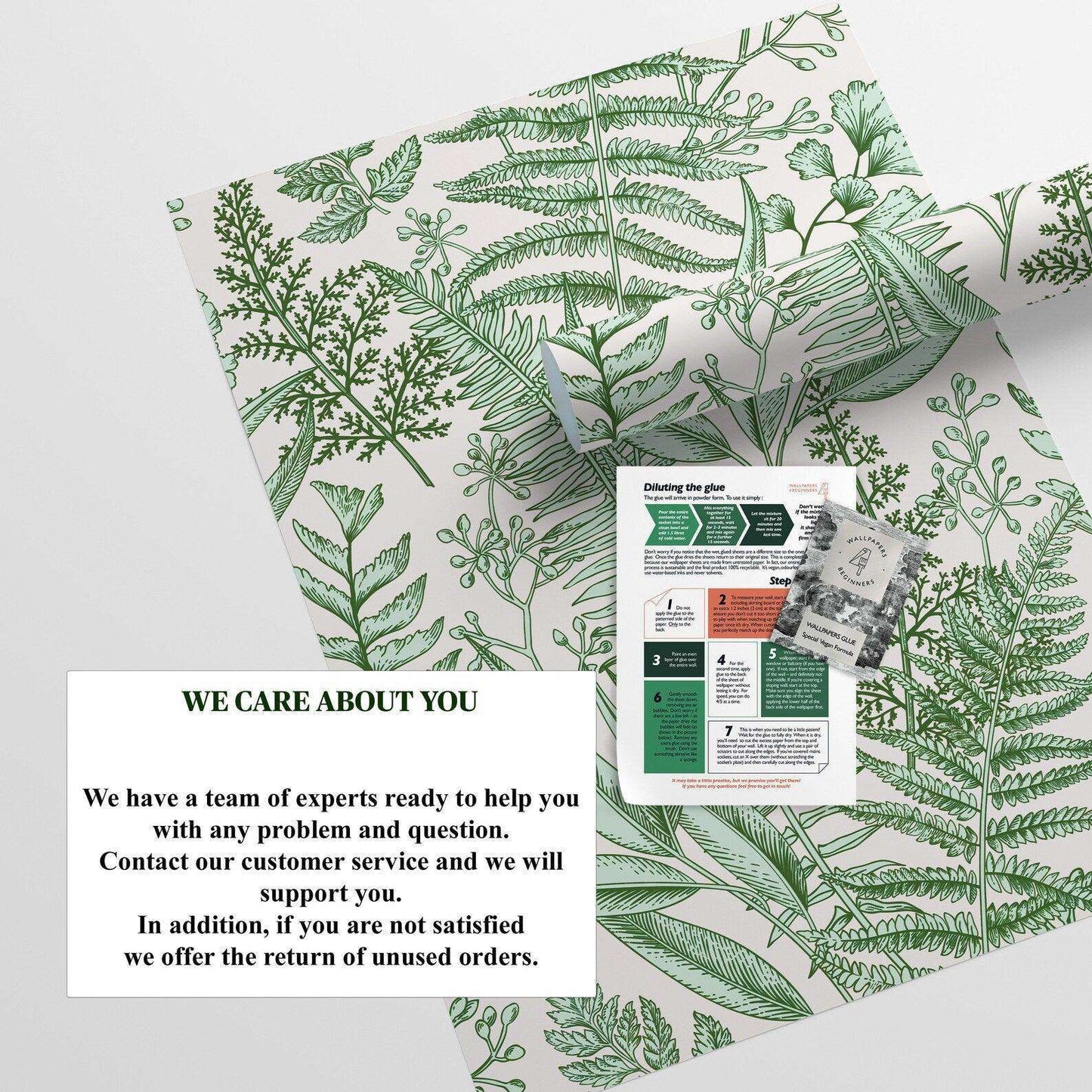 Custom Botanical Wallpaper | Wallpapers4Beginners - Wallpapers4Beginners