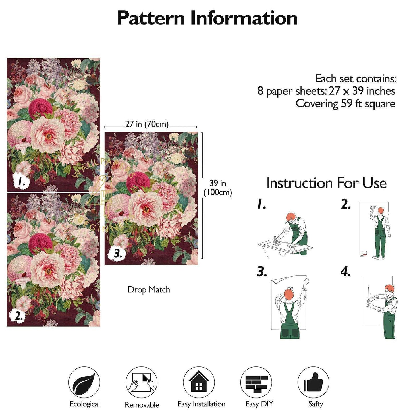 Dark "Velvet" Floral Wallpaper | Wallpapers4Beginners - Wallpapers4Beginners