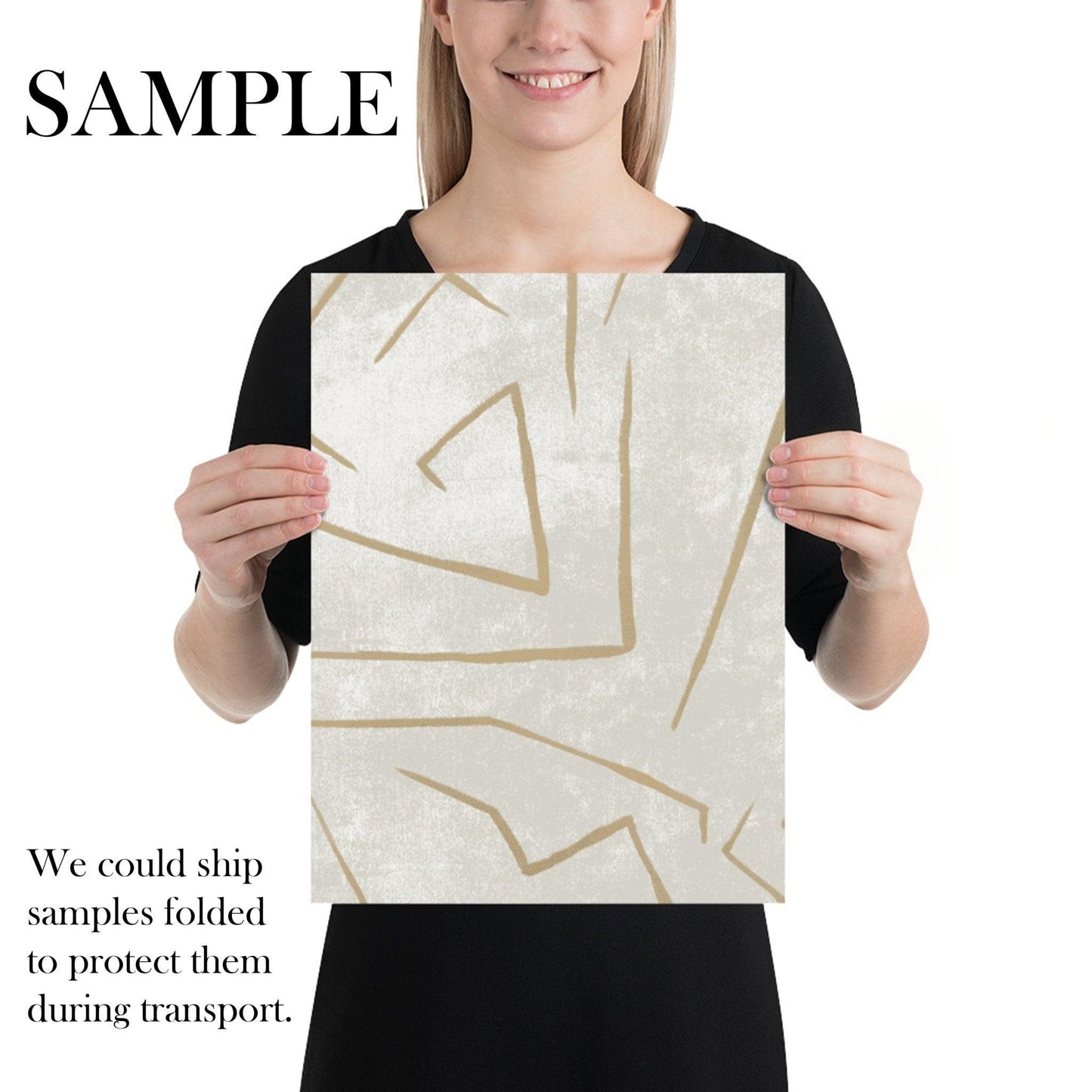 Minimal Design Abstract Gold Wallpaper - Wallpapers4Beginners