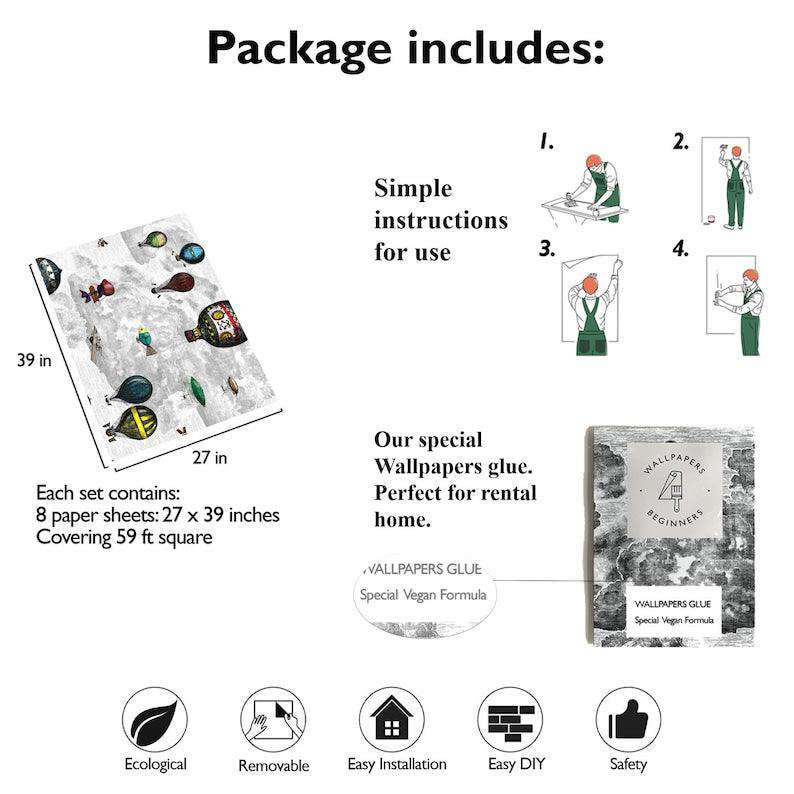 Vintage Hot Air Balloon Wallpaper - Wallpapers4Beginners