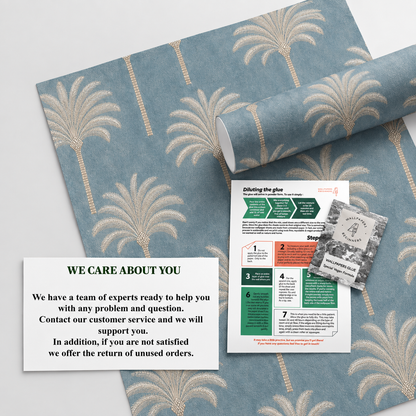 Carta da parati tropicale jungle con pappagalli