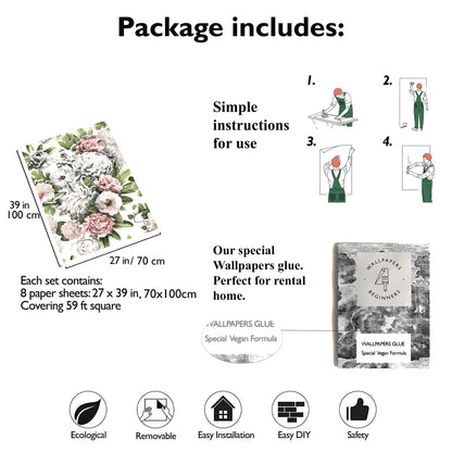 Light Floral Wallpaper