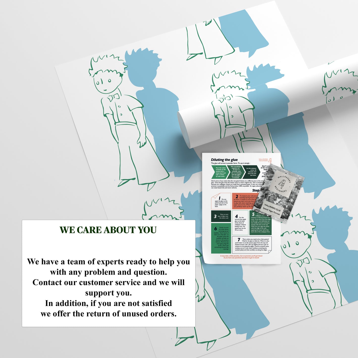 Exclusive Licensed Little Prince Silhouette Wallpaper