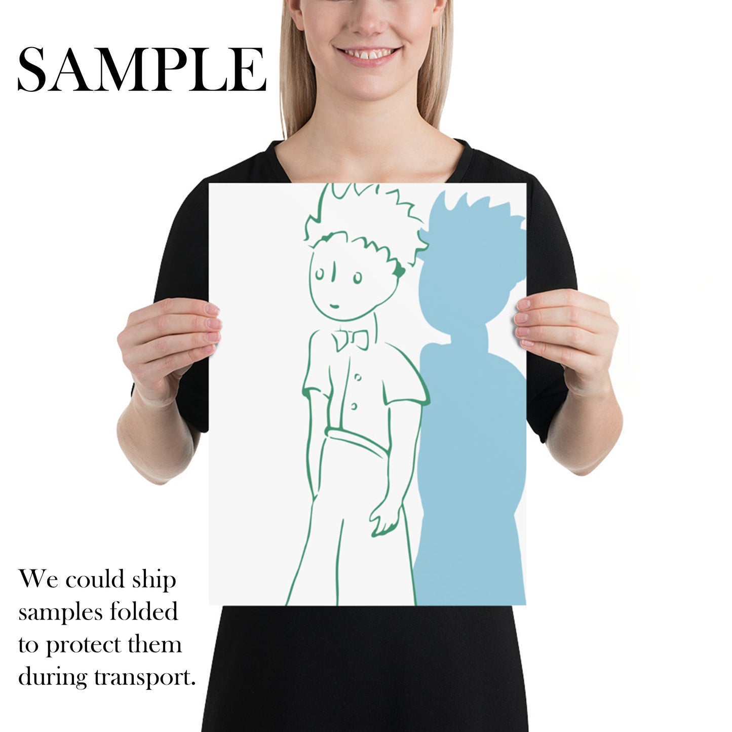 Exclusive Licensed Little Prince Silhouette Wallpaper