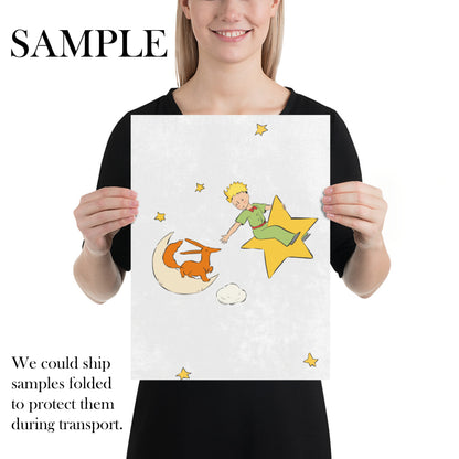 Official Little Prince Stars and Planets Wallpaper