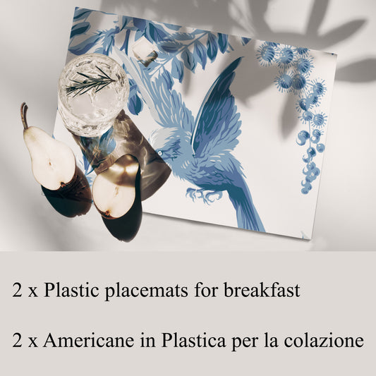 Royal Garden Reversible Placemats Set