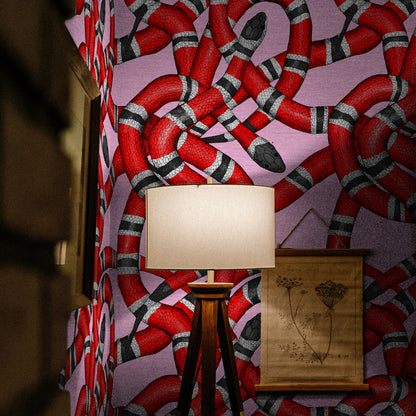 Pink Snake Wallpaper