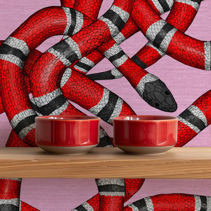 Pink Snake Wallpaper