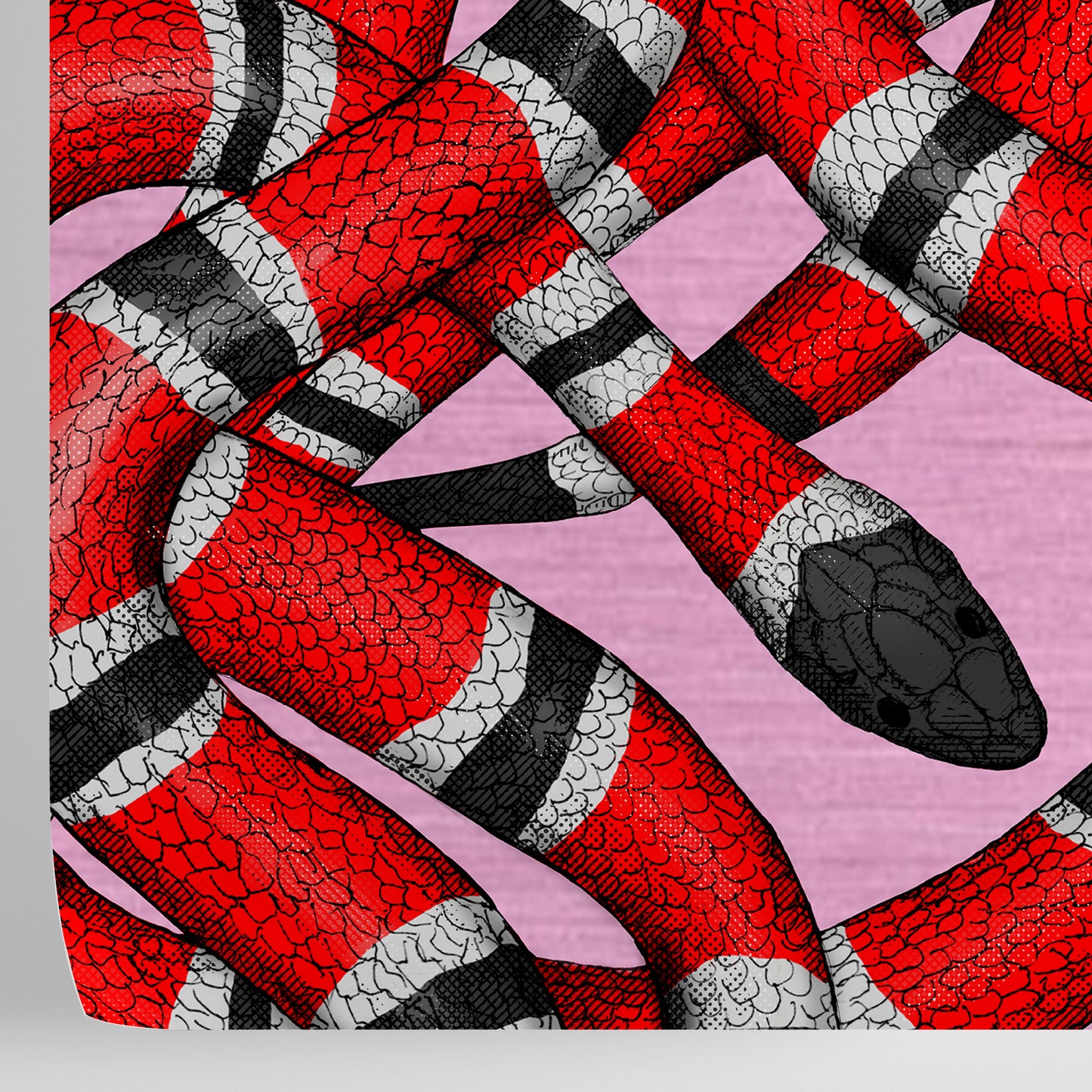 Pink Snake Wallpaper