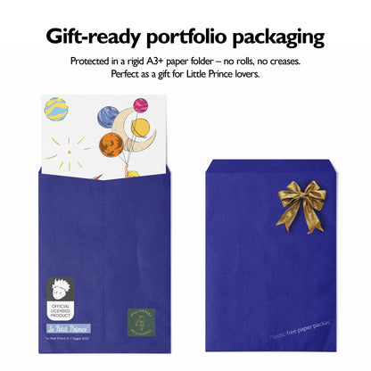 Little Prince Moon Wall Stickers | Official Licensed Nursery Decals