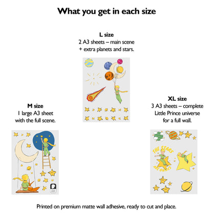 Little Prince Ladder Wall Stickers | Official Licensed Nursery Decals