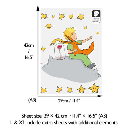 Little Prince Rose Wall Stickers | Official Licensed Nursery Decals