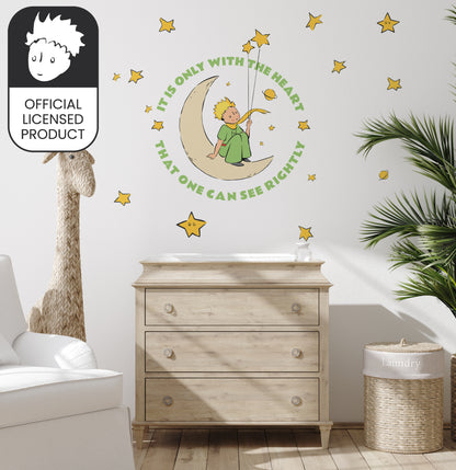 Little Prince Moon Wall Stickers | Official Licensed Nursery Decals