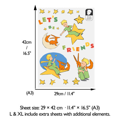 Little Prince Friends Wall Stickers | Official Licensed Nursery Decals
