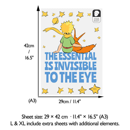 Little Prince Essential Wall Stickers | Official Licensed Nursery Decals