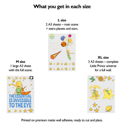 Little Prince Essential Wall Stickers | Official Licensed Nursery Decals