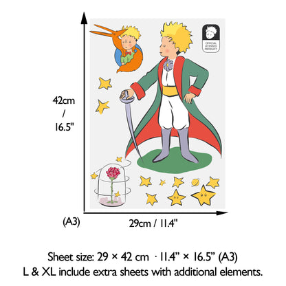 Little Prince Royal Wall Stickers | Official Licensed Nursery Decals