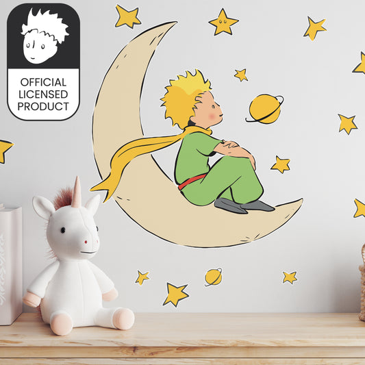 Little Prince Moon Wall Stickers | Official Licensed Nursery Decals
