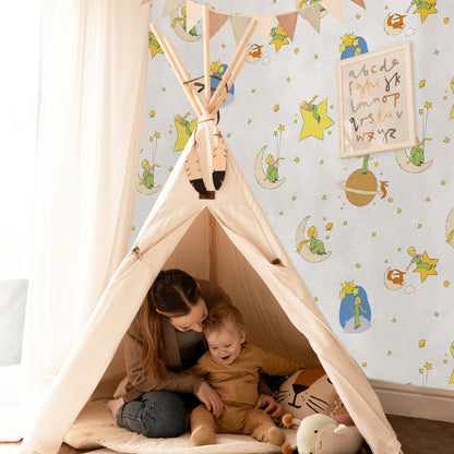 Official Little Prince Stars and Planets Wallpaper