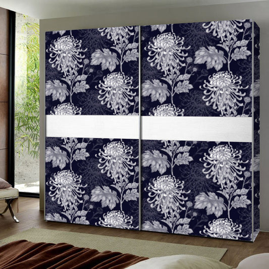 Japanese Chrysanthemum Cabinet Liner – Eco-Friendly Decorative Paper for Drawers and Furniture