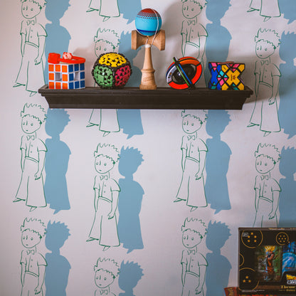 Exclusive Licensed Little Prince Silhouette Wallpaper