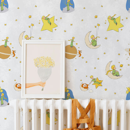 Official Little Prince Stars and Planets Wallpaper