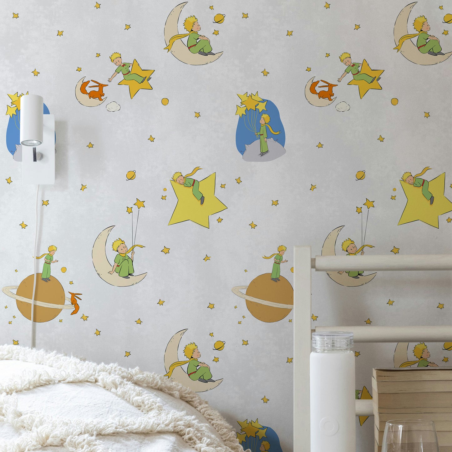 Official Little Prince Stars and Planets Wallpaper