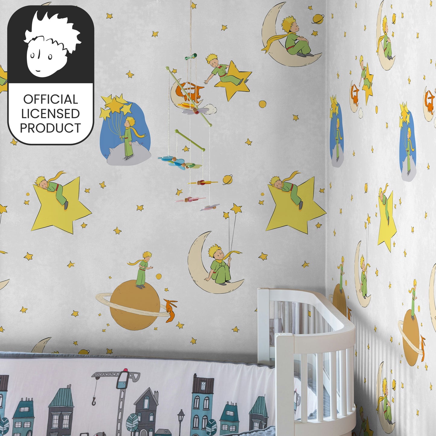 Official Little Prince Stars and Planets Wallpaper