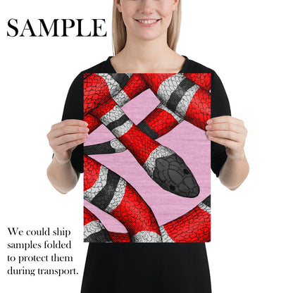 Pink Snake Wallpaper