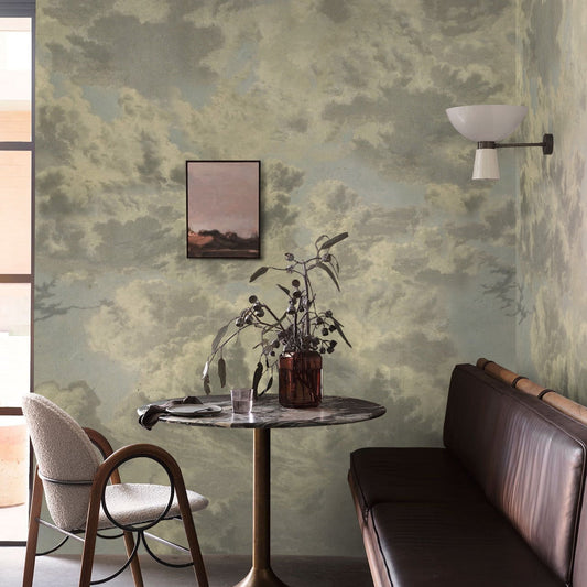 Extra Large Vintage Clouds Sky Wallpaper