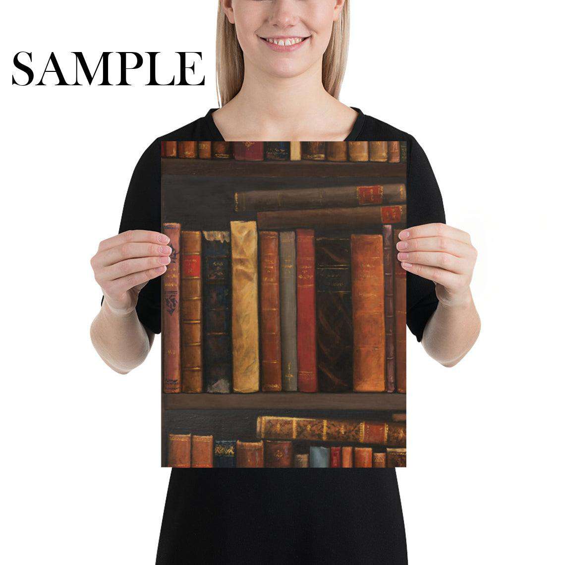 Antique Bookshelf Wallpaper - Wallpapers4Beginners